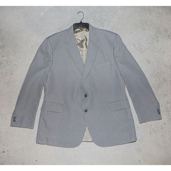 Blair Pinstripe Suit 2 Piece Suit Set Mens Tailored Blazer & Trouser 49R 42W - Picture 2 of 8